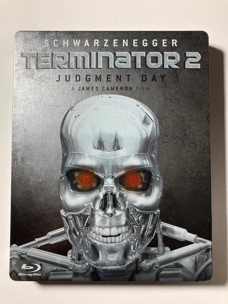 TERMINATOR 2 JUDGMENT DAY (STEELCASE) (BLURAY), Cd's en Dvd's, Blu-ray, Gebruikt