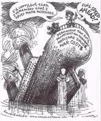 Pentekening Amerika - Budget Titanic (lijst optie), Verzenden