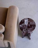 Bijzettafel - Onyx - Natural Red Zebra stone