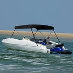 vidaXL Biminitop 2 bogen 150x120x110 cm zwart, Watersport en Boten, Verzenden, Nieuw