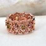 Zonder Minimumprijs - Ring Zilver - 1.00ct. tw. Toermalijn -, Handtassen en Accessoires, Ringen, Nieuw