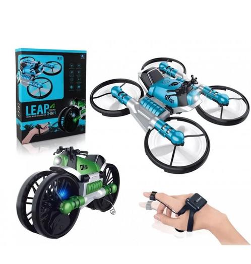 Opvouwbare RC-drone 2-in-1 - Van Drone naar Motorfiets -..., Livres, Informatique & Ordinateur, Envoi