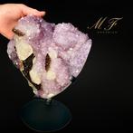 PREMIUM - Améthyste lavande op voet x Calcite op voet - XL
