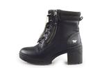 Mustang Veterboots in maat 38 Zwart | 5% extra korting, Verzenden, Zwart, Overige typen, Zo goed als nieuw