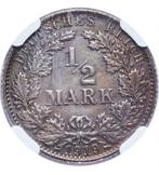 Duitsland, Beieren Willem II. 1/2 Mark 1919 - NGC MS61