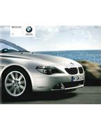 2006 BMW 6 SERIE COUPE CABRIO BROCHURE NEDERLANDS, Ophalen of Verzenden