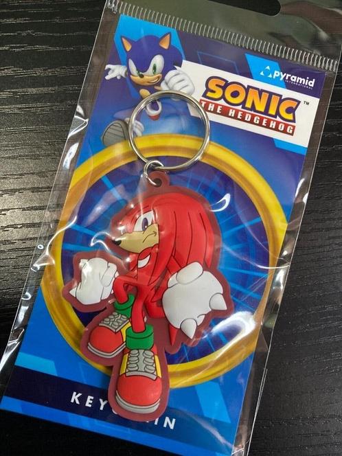 Sonic the hedgehog Knuckles keychain, Collections, Porte-clés, Enlèvement ou Envoi