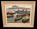 Antoni Sala Herrero (1927-2012) - Barcas en el muelle