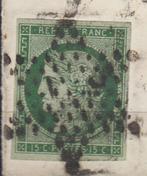 Frankrijk 1850 - Brief zonder overeenkomsten verzonden, Gestempeld