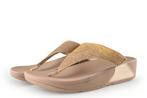 Fitflop Slippers in maat 41 Beige | 5% extra korting, Kleding | Dames, Schoenen, Slippers, Verzenden, Beige, Zo goed als nieuw