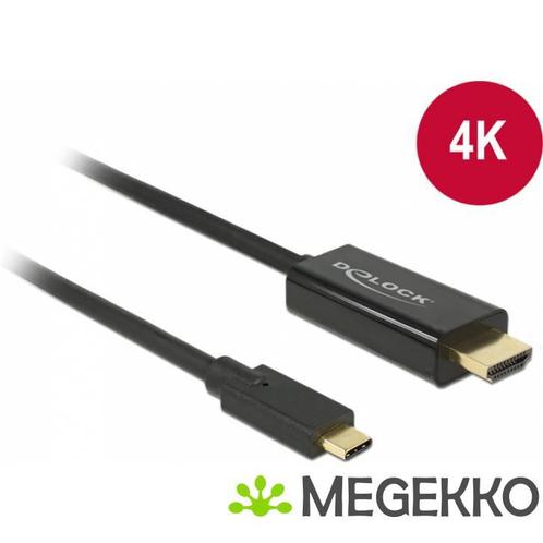 DeLOCK 85258 1m USB C HDMI Zwart video kabel adapter, Informatique & Logiciels, Ordinateurs & Logiciels Autre, Envoi