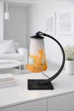 Muller Frères - Muller Frères - Lamp - Glas, IJzer - Franse, Antiek en Kunst