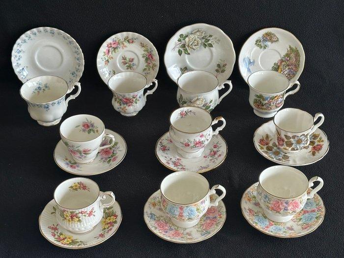 Royal Albert - Drinkservies (20) -  MEMORY LANE ,, Antiek en Kunst, Curiosa en Brocante