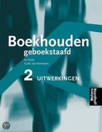 Boekhouden geboekstaafd 2 Uitwerkingen opgaven 9789001410148, Boeken, Verzenden, Gelezen, H. Fuchs