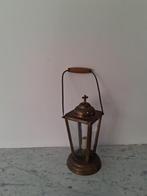Berechtingslantaarn - 30 cm - Antiek - Koper, Glas -