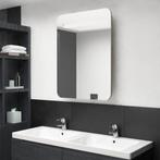 vidaXL Badkamerkast met spiegel en LED 60x11x80 cm, Verzenden, Nieuw