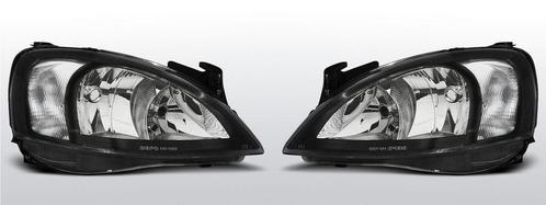 Koplampen | Opel Corsa C 2000-2006 | zwart, Auto-onderdelen, Verlichting, Nieuw, Opel, Verzenden