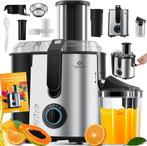 Slowjuicer - Sapcentrifuge - Groenten en fruit - Zilver - KE, Verzenden, Nieuw