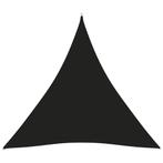 vidaXL Zonnescherm driehoekig 3x3x3 m oxford stof zwart, Verzenden