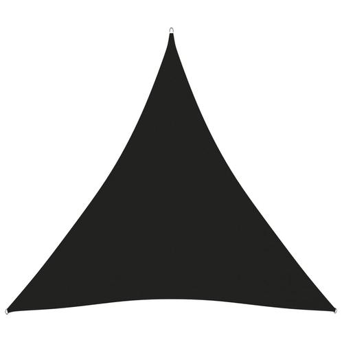 vidaXL Zonnescherm driehoekig 3x3x3 m oxford stof zwart, Jardin & Terrasse, Parasols, Envoi