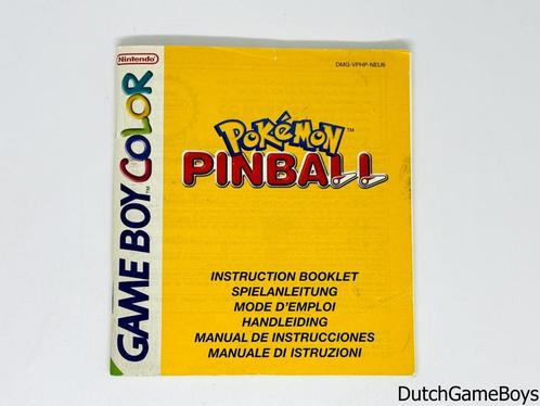 Gameboy Color - Pokemon Pinball - NEU6 - Manual, Games en Spelcomputers, Games | Nintendo Game Boy, Gebruikt, Verzenden