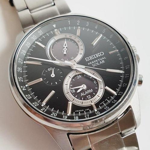 Seiko - Perpetual Solar - Sans Prix de Réserve - V198-0AC0 -, Handtassen en Accessoires, Horloges | Antiek