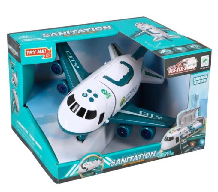 2dekans | Vliegtuig city dreamliner met licht en geluid, Kinderen en Baby's, Speelgoed | Overig, Ophalen of Verzenden