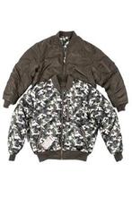 MA-1 flight jacket / bomber jack  reversible olive /groen, Verzenden, Nieuw