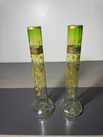 moser karlsbad - Vaas (2) - Kristal, Antiek en Kunst, Antiek | Glaswerk en Kristal