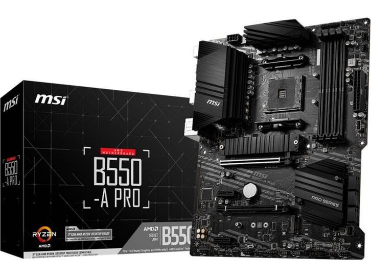 MSI B550-A PRO - Moederbord - ATX - AM4 Socket - AMD B550 -, Computers en Software, Moederborden, Nieuw, Verzenden