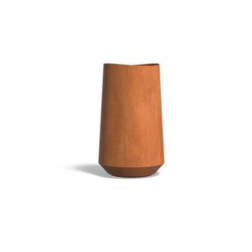 Cortenstaal bloempot Velis Ø60x100cm - Met bodem beschikbaar voor biedingen