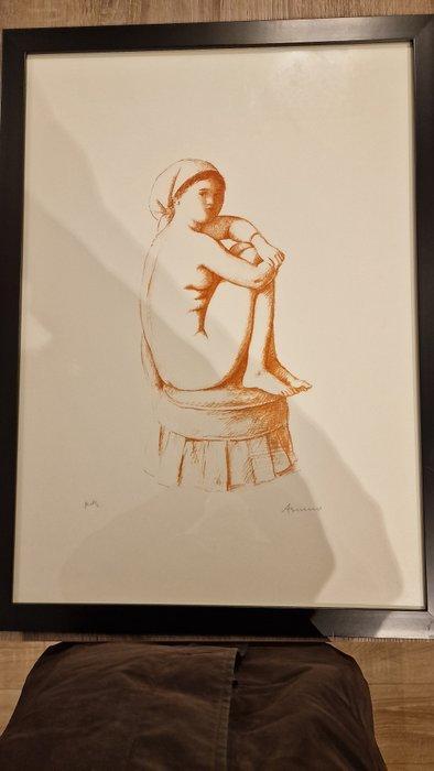 Antonio Bueno (1918-1984) - Attesa, Antiek en Kunst, Antiek | Overige Antiek
