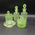 Val Saint Lambert - Ensemble coiffeuse (5) - Ouraline - VSL, Antiquités & Art