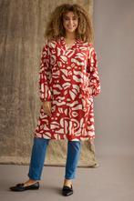 ZHENZI rode print jurk OneyM=46-48Maat 46/48 (XL) of groter, Kleding | Dames, Verzenden, Nieuw, Maat 46/48 (XL) of groter, Overige kleuren