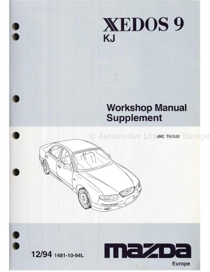 1997 MAZDA XEDOS 6 INSTRUCTIEBOEKJE NEDERLANDS, Auto diversen, Handleidingen en Instructieboekjes