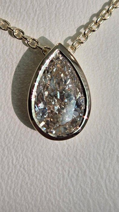 Halsketting - 14 karaat Geel goud - 1.08ct. tw. Diamant, Handtassen en Accessoires, Kettingen