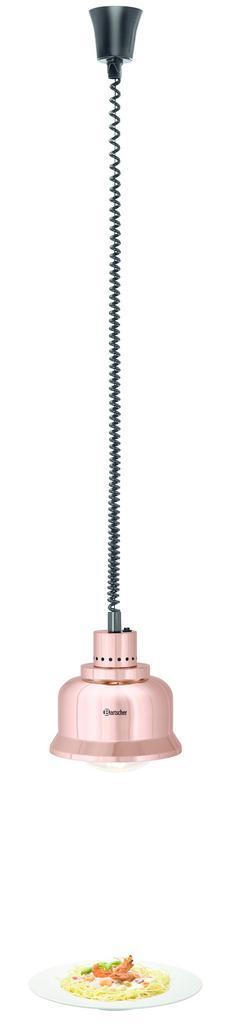 Warmtelamp | Koper | Hoogglans | 1 Infrarood Incandescent |, Zakelijke goederen, Horeca | Keukenapparatuur, Nieuw in verpakking
