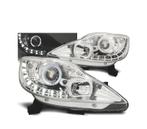 Phares Pour Peugeot 107 05-12 Daylight Fond Chromé, Auto-onderdelen, Verzenden, Nieuw