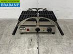 RVS Kantelbare wafelijzer met timer 230V Horeca, Ophalen of Verzenden, Nieuw in verpakking