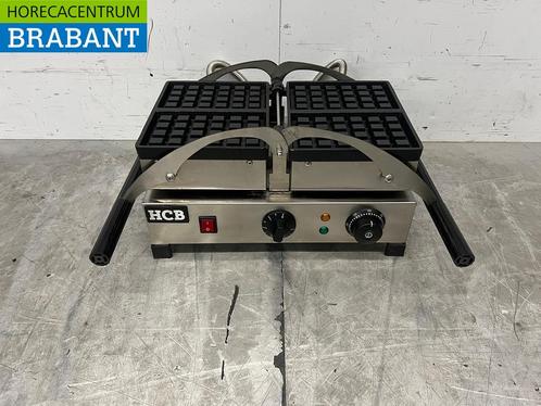 RVS Kantelbare wafelijzer met timer 230V Horeca, Zakelijke goederen, Horeca | Keukenapparatuur, Ophalen of Verzenden