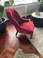 Fauteuil - Acajou - Fauteuil victorien de salon