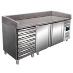 Pizzawerkbank | 428L | 2 Deuren + 7 Deegladen (EN600x400) |, Verzenden, Nieuw in verpakking