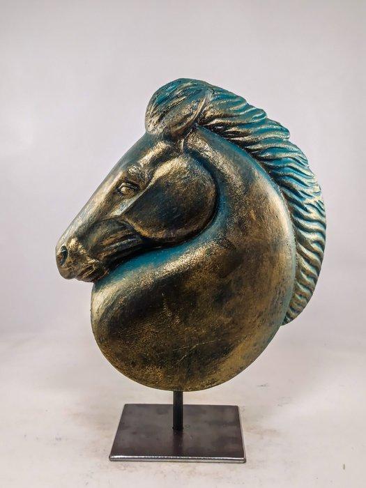 Salvatore Alibrio - Testa di cavallo, Antiquités & Art, Art | Objets design
