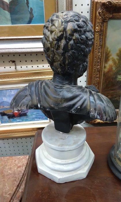 Sculpture, Imperatore Romano - 50 cm - Plâtre, Plâtre peint, Antiquités & Art, Curiosités & Brocante