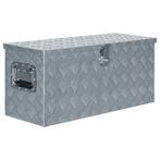 vidaXL Aluminium kist 80x30x35 cm zilverkleurig, Doe-het-zelf en Bouw, Gereedschapskisten, Verzenden, Nieuw