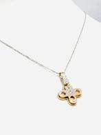 Other brand - Ketting met hanger - 18 karaat Witgoud,