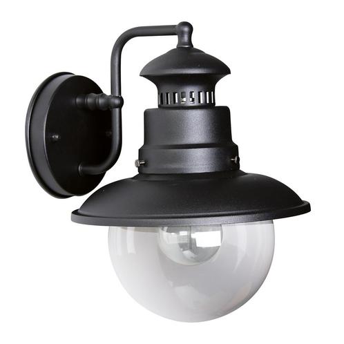 Buitenverlichting wand rond Buitenlamp Salo Muurlamp Zwart, Tuin en Terras, Buitenverlichting, Verzenden