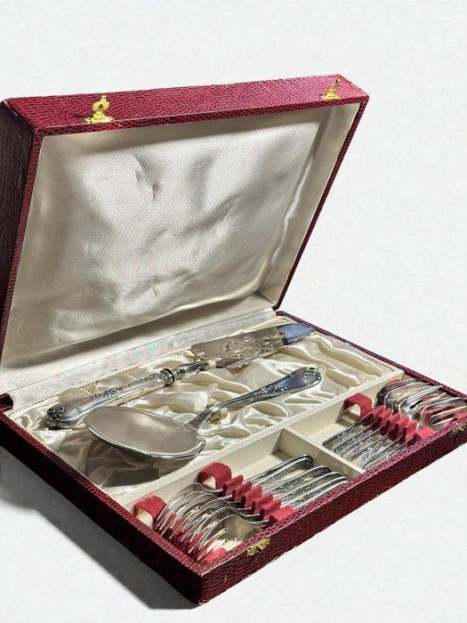 Service de dîner - Métal - coffret de métal argenté, Antiquités & Art, Curiosités & Brocante