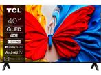 Tcl -   Fhd Qled Android Tv 40 (2025) - Zwart, Audio, Tv en Foto, Verzenden, Nieuw, 100 cm of meer, Overige merken