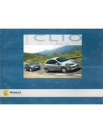 2006 RENAULT CLIO INSTRUCTIEBOEKJE NEDERLANDS